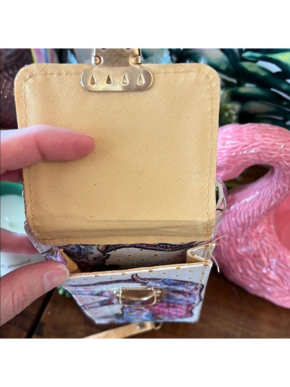 Colorful Elephant Print Wallet - Picture 5 of 5